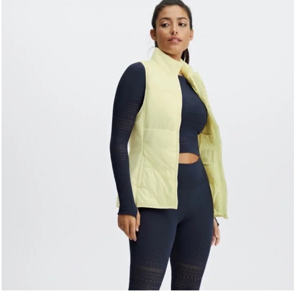 Fabletics | Elliot Packable Puffer Vest Large in Luminous NWOT